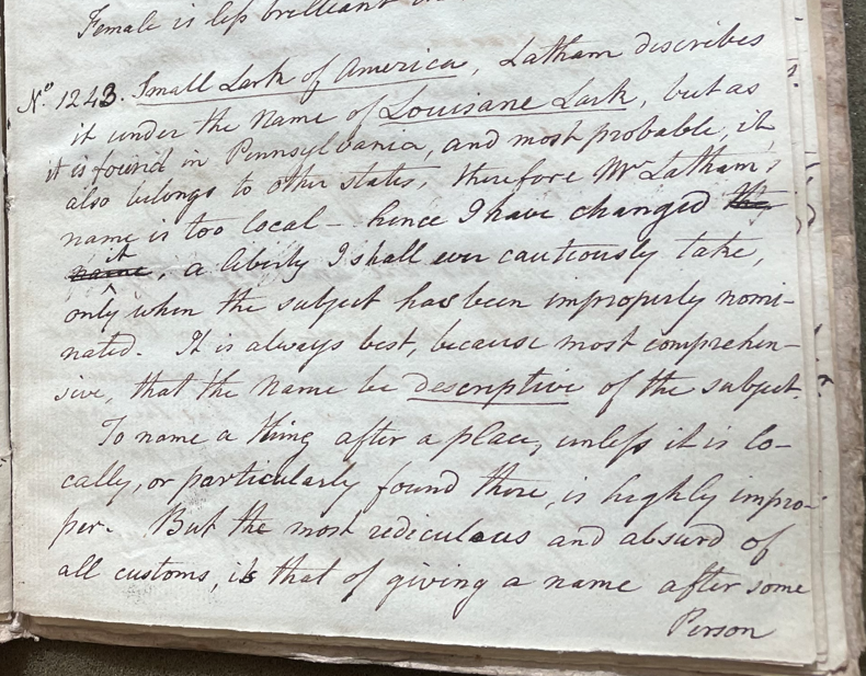 Lecture on Natural History 31