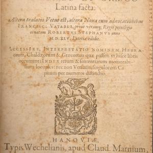 title page